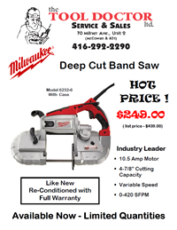 Milwaukee Deep Cut Band Saw